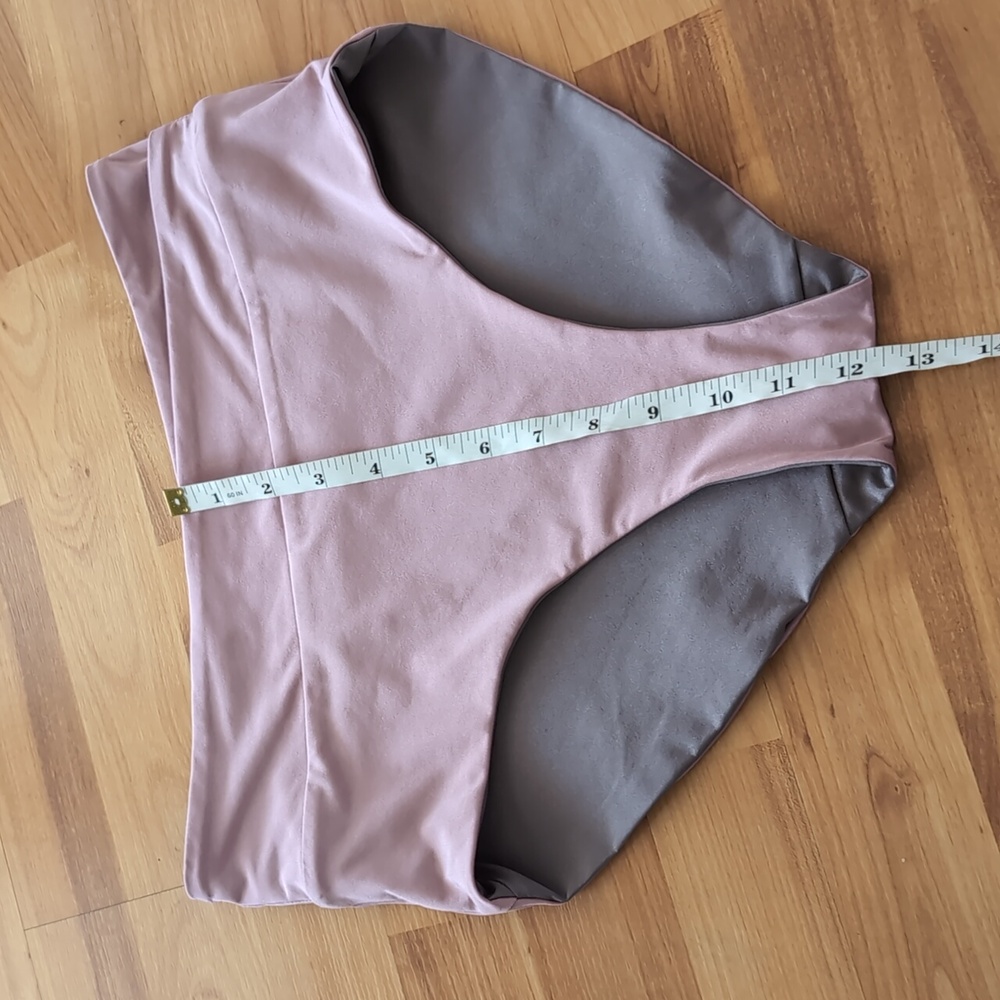 Lululemon All That Glimmers High Waisted Bottom L Lunar Rock Pink Taupe - Picture 14 of 14